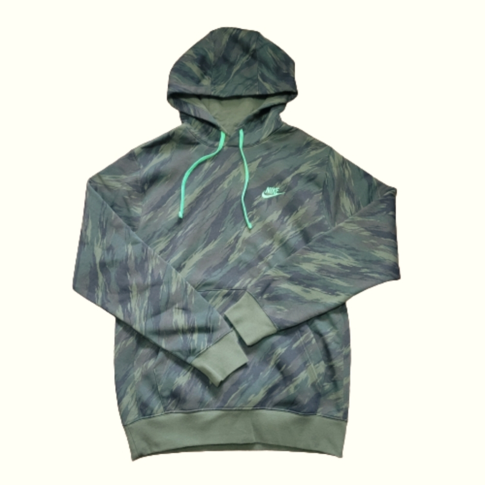 Nike Green Camo Hoodie Men's Size Small NWT